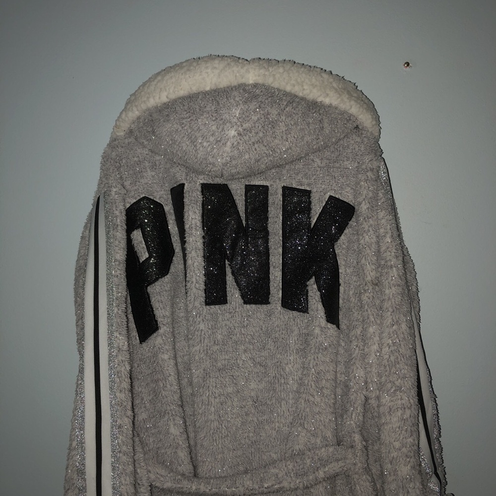 PINK SHERPA ROBE